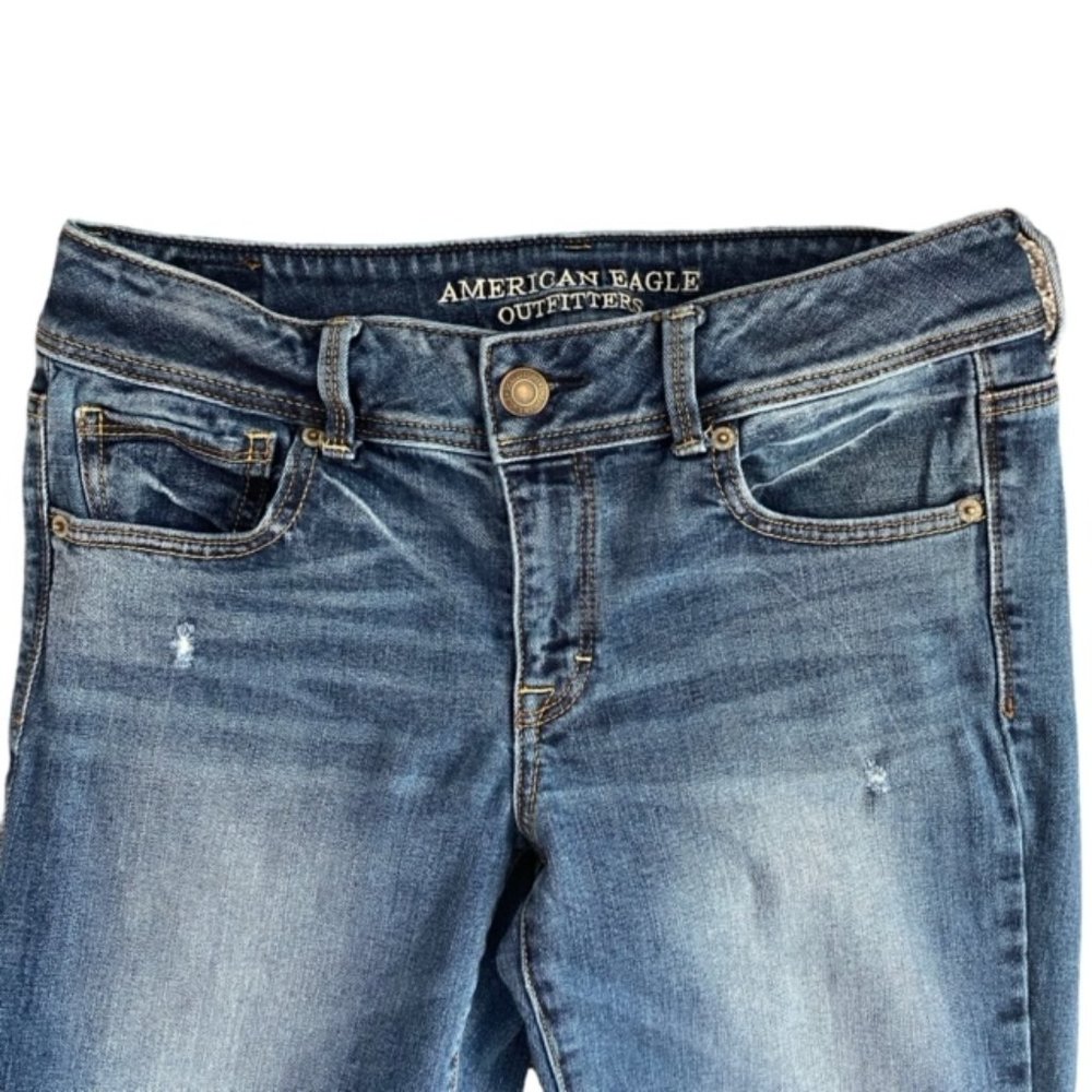 American Eagle Kick Boot Stretch Jeans - Size 10 regular - Picture 5 of 6